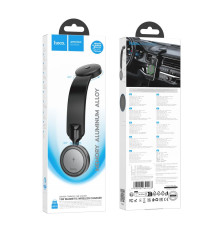 Автотримач Hoco HW29 Magnetic Ring Wireless 15W Колір Чорно-Сiрий 6942007642163 ma36306_3607269
