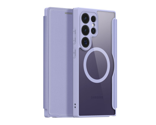 Чохол-книжка Dux Ducis Skin X Pro with MagSafe для Samsung S24 Ultra 5G (S928) Колір Purple 6934913021705