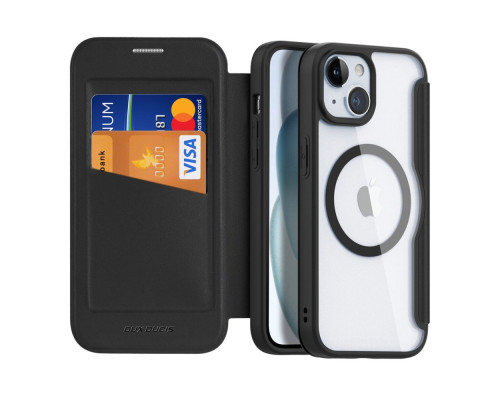 Чохол-книжка Dux Ducis Skin X Pro with MagSafe для iPhone 15 Колір Black 6934913025178