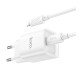 Мережевий Зарядний Пристрій Hoco C146A 1USB-C PD/QC 20W+Type-C to Lightning Колір Бiлий 6942007630252 ma35278_3345664