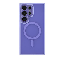 Чохол TPU+PC Magnetic Matte Camera Lens with Magsafe для Samsung Galaxy S25 Ultra 5G (S938) Purple ma37136_3610472 2020000470335