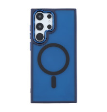 Чохол TPU+PC Space Magnetic Color with Magsafe для Samsung Galaxy S23 Ultra 5G (S918) Колір Dark Blue 2020000437031 ma35377_3345921