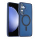 Чохол TPU+PC Space Magnetic Color with Magsafe для Samsung Galaxy S24 FE 5G (S721) Колір Dark Blue 2020000436911 ma35382_3345966