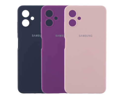 Чохол Liquid Silicone (AA) Full Camera для Samsung Galaxy A06 (A065) Колір 08.Dark Blue 2020000440130 ma35895_3605593