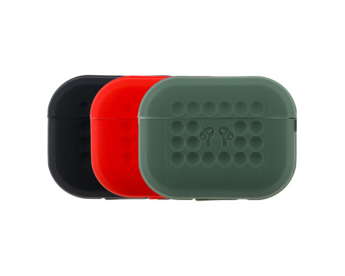 Футляр Silicone Fashion Case with Hook для Airpods Pro 2 Колір Grey 2020000441885 ma35266_3345628