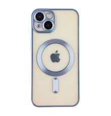 Чохол TPU Metallic Chrome Full Camera with Magsafe для iPhone 16 Колір Chrome Blue 2020000451341 ma36189_3606929