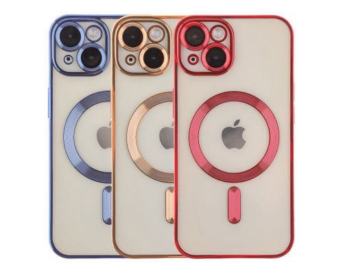 Чохол TPU Metallic Full Camera with Magsafe для iPhone 16 Колір Silver 2020000457480 ma36186_3606906