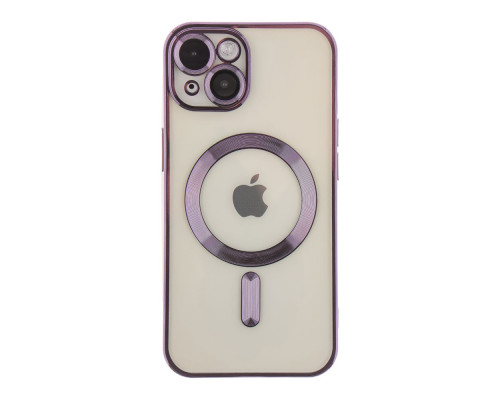Чохол TPU Metallic Full Camera with Magsafe для iPhone 16 Колір Silver 2020000457480 ma36186_3606906