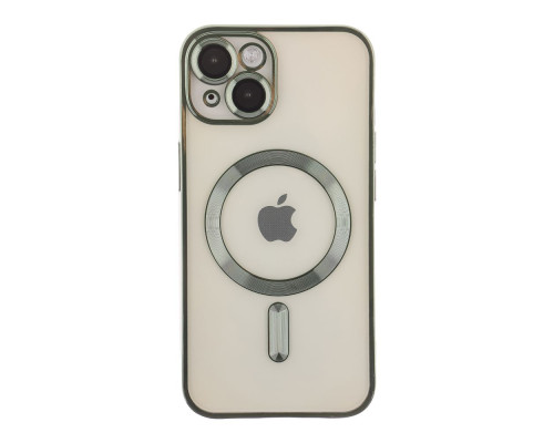 Чохол TPU Metallic Full Camera with Magsafe для iPhone 16 Колір Silver 2020000457480 ma36186_3606906