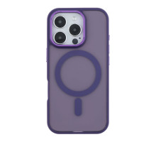 Чохол TPU+PC Goldencis Matte with MagSafe для iPhone 16 Pro Колір Purple 2020000444770