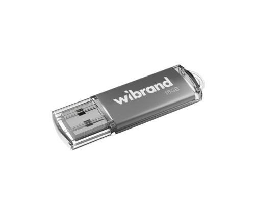 USB флеш-накопичувач Wibrand 16gb Cougar М`ята упаковка Колір Чорний 2020000460008