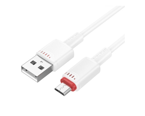 Кабель USB Borofone BX110 Micro 2.4A Колір Чорний 6941991120725 ma37240_3611056