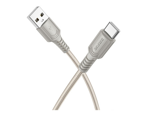 Кабель USB Borofone BX116 Type-C 3A Колір Бiлий 6941991119811 ma37163_3610591