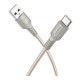 Кабель USB Borofone BX116 Type-C 3A Колір Бiлий 6941991119811 ma37163_3610591