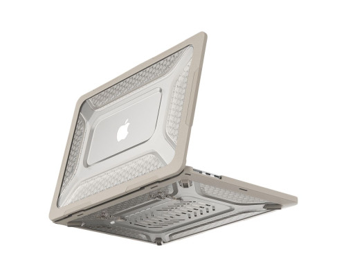 Накладка TPU+PC Hex Shield for MacBook Air 15" 2025/2024/2023 (M4 A3114/M3 A3114/M2 A2941) Колір Black 2020000472926 ma36658_3608825