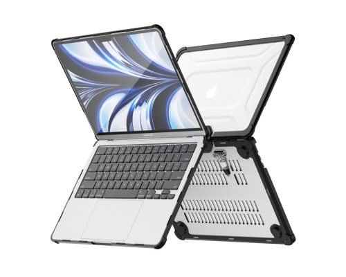 Накладка TPU+PC Color Diagram for MacBook Pro 13" 2018/2020/2022 （A2338/A2289/A2251/A1989) Колір Navy 2020000472681 ma36667_3608860