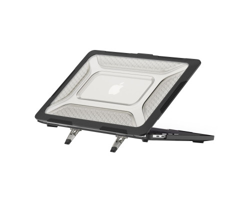 Накладка TPU+PC Hex Shield for MacBook Pro 14" 2025/2024/2023/2021 （A3434/A2442/A2779/A2918/A2992） Колір Dark blue 2020000472841 ma36653_3608810