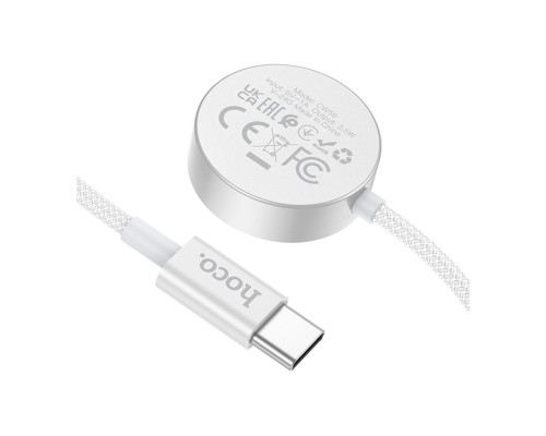 Бездротовий Зарядний Пристрій Hoco CW59 iWatch/SAM Колір Білий 6942007638517 ma36485_3608401