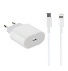 Мережевий Зарядний Пристрій Apple PD 20W iPhone 14 Pro Max 1:1 Колір Бiлий 2020000463764 ma37692_3663832