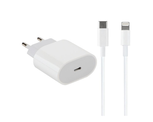 Мережевий Зарядний Пристрій Apple PD 20W iPhone 14 Pro Max 1:1 Колір Бiлий 2020000463764 ma37692_3663832