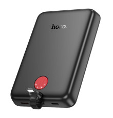 Універсальна Мобільна Батарея Power Bank Hoco J133A Triumph PD20W magnetic with cable(iP) 10000mAh Колір Чорний 6942007633222 ma36644_3608782
