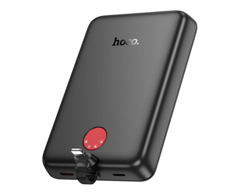 Універсальна Мобільна Батарея Power Bank Hoco J133A Triumph PD20W magnetic with cable(iP) 10000mAh Колір Чорний 6942007633222 ma36644_3608782