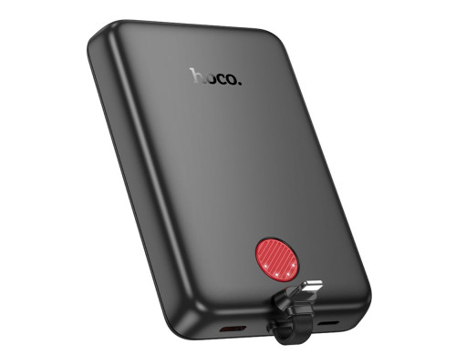 Універсальна Мобільна Батарея Power Bank Hoco J133A Triumph PD20W magnetic with cable(iP) 10000mAh Колір Чорний 6942007633222 ma36644_3608782