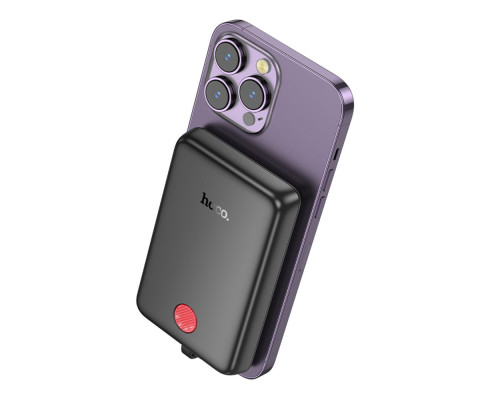 Універсальна Мобільна Батарея Power Bank Hoco J133A Triumph PD20W magnetic with cable(iP) 10000mAh Колір Чорний 6942007633222 ma36644_3608782