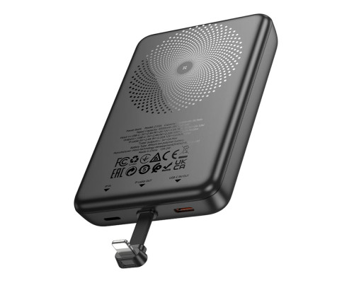 Універсальна Мобільна Батарея Power Bank Hoco J133A Triumph PD20W magnetic with cable(iP) 10000mAh Колір Чорний 6942007633222 ma36644_3608782