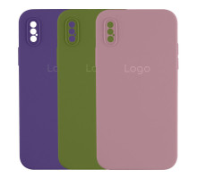 Чохол Silicone Case Square Full Camera для iPhone Xs Max 07.Lavender ma31913_3664394 2020000481980