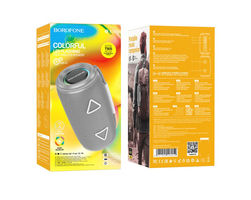 Колонка Borofone BR38 Колір Темно-Сірий 6941991108952 ma37660_3668386