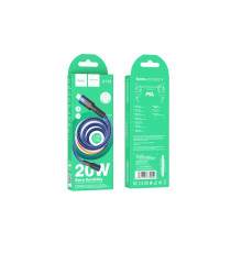 Кабель USB Hoco U110 PD Type-C to Lightning 1.2m М'ята упаковка Колір Чорний 2020000492290 ma38783_3868295