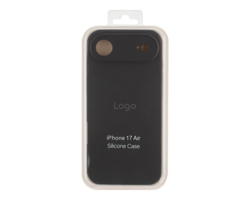 Чохол Silicone Case Full Size with Frame для iPhone 17 Air Колір 15.Dark Grey 2020000492757 ma38003_3667140