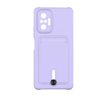 Чохол TPU Colorfull Pocket Card для Xiaomi Redmi Note 10 Pro / 10 Pro Max 4G Колір 39.Elegant purple 2020000357568