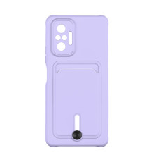 Чохол TPU Colorfull Pocket Card для Xiaomi Redmi Note 10 Pro / 10 Pro Max 4G Колір 39.Elegant purple 2020000357568