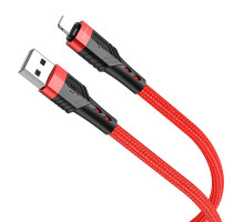 Кабель USB Borofone BU35 Lightning 1,2m Колір Червоний 6974443385298