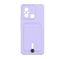 Чохол TPU Colorfull Pocket Card для Xiaomi Redmi 12C Колір 39.Elegant purple 2020000357889