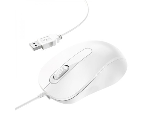 USB Миша Borofone BG4 м'ята упаковка Колір Білий