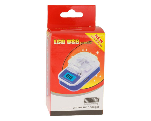 Мережевий Зарядний Пристрій Универсальное LCD Евро Колір Біло-Зелений 2020000440154 ma33148_3611383