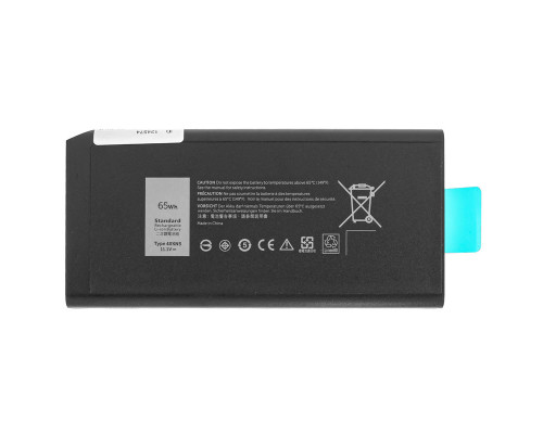 Батарея для ноутбука DELL 4XKN5 (Latitude 5404, 5414, 7404, 7414 Rugged Extreme) 11.1V 5700mAh 65Wh Black