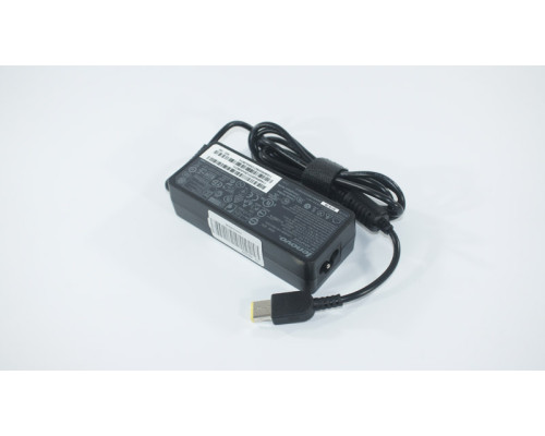 Блок живлення для ноутбука Lenovo 20V, 3.25A, 65W, USB+pin (Square 5 Pin DC Plug), black, RECTANGULAR NBB-68329