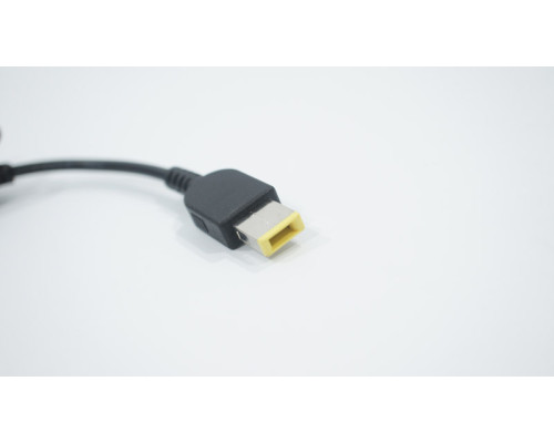 Блок живлення для ноутбука Lenovo 20V, 3.25A, 65W, USB+pin (Square 5 Pin DC Plug), black, RECTANGULAR NBB-68329