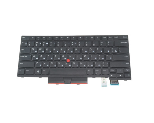 Клавіатура для ноутбука LENOVO (ThinkPad: T480) rus, black NBB-76062