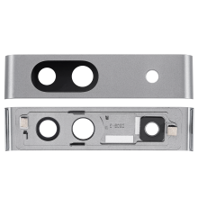 Скло камери Google Pixel 7a з рамкою silver (Original) PLS-00-00115256