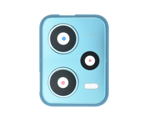 Скло камери Xiaomi Redmi Note 12 Pro 5G з рамкою blue (Original) PLS-00-00119453