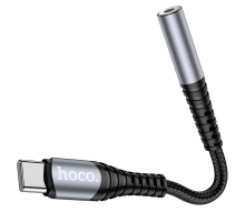 Перехідник Hoco LS33 Type-C to 3.5мм metal gray PLS-00-00106147