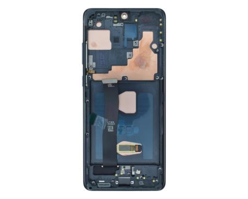 Дисплей Samsung G988 Galaxy S20 Ultra з сенсором та рамкою black (OLED) (Big size) PLS-00-00133328