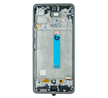 Дисплей Samsung A536 Galaxy A53 (2022) з сенсором та рамкою black (OLED) (Small size) PLS-00-00105698