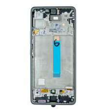 Дисплей Samsung A536 Galaxy A53 (2022) з сенсором та рамкою black (OLED) (Small size) PLS-00-00105698