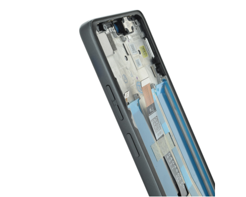 Дисплей Motorola XT2437 Moto G75 з сенсором та рамкою grey (Original) PLS-00-00134969